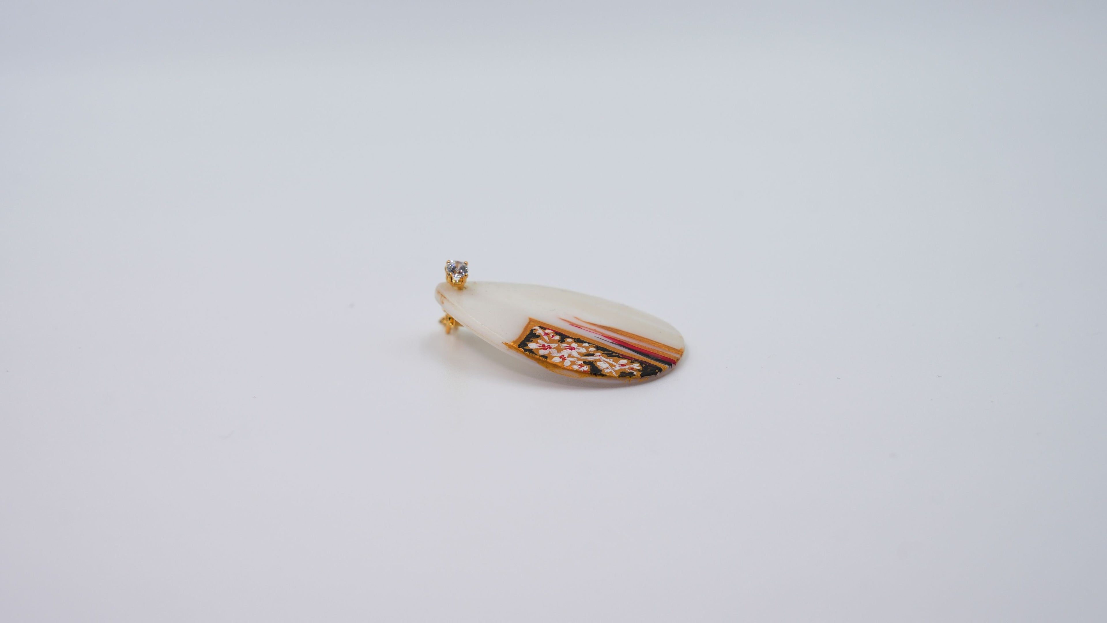 Hand-Painted Ukiyo Pearls Pearl Earrings