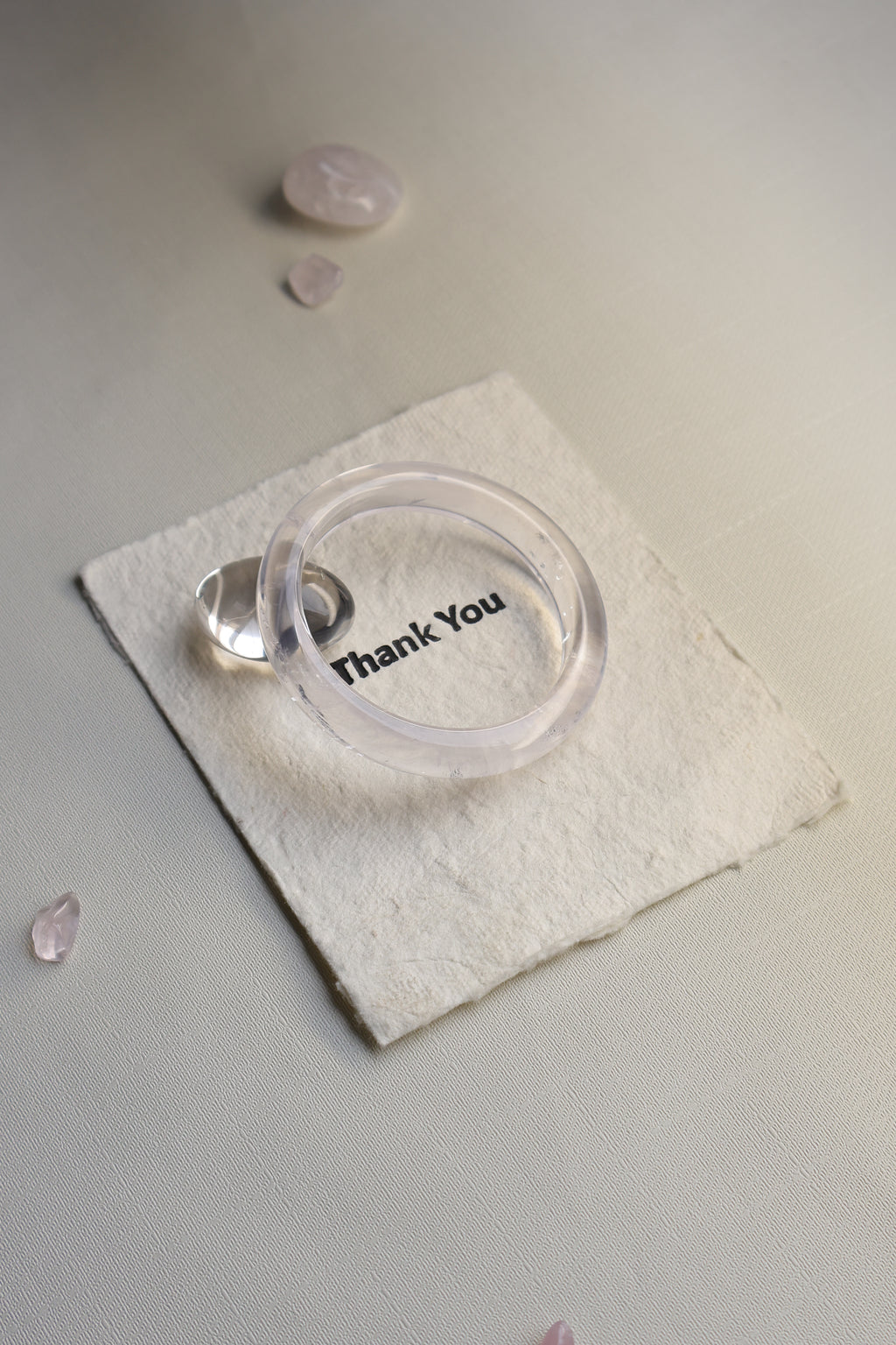 Rose Quartz Bangle