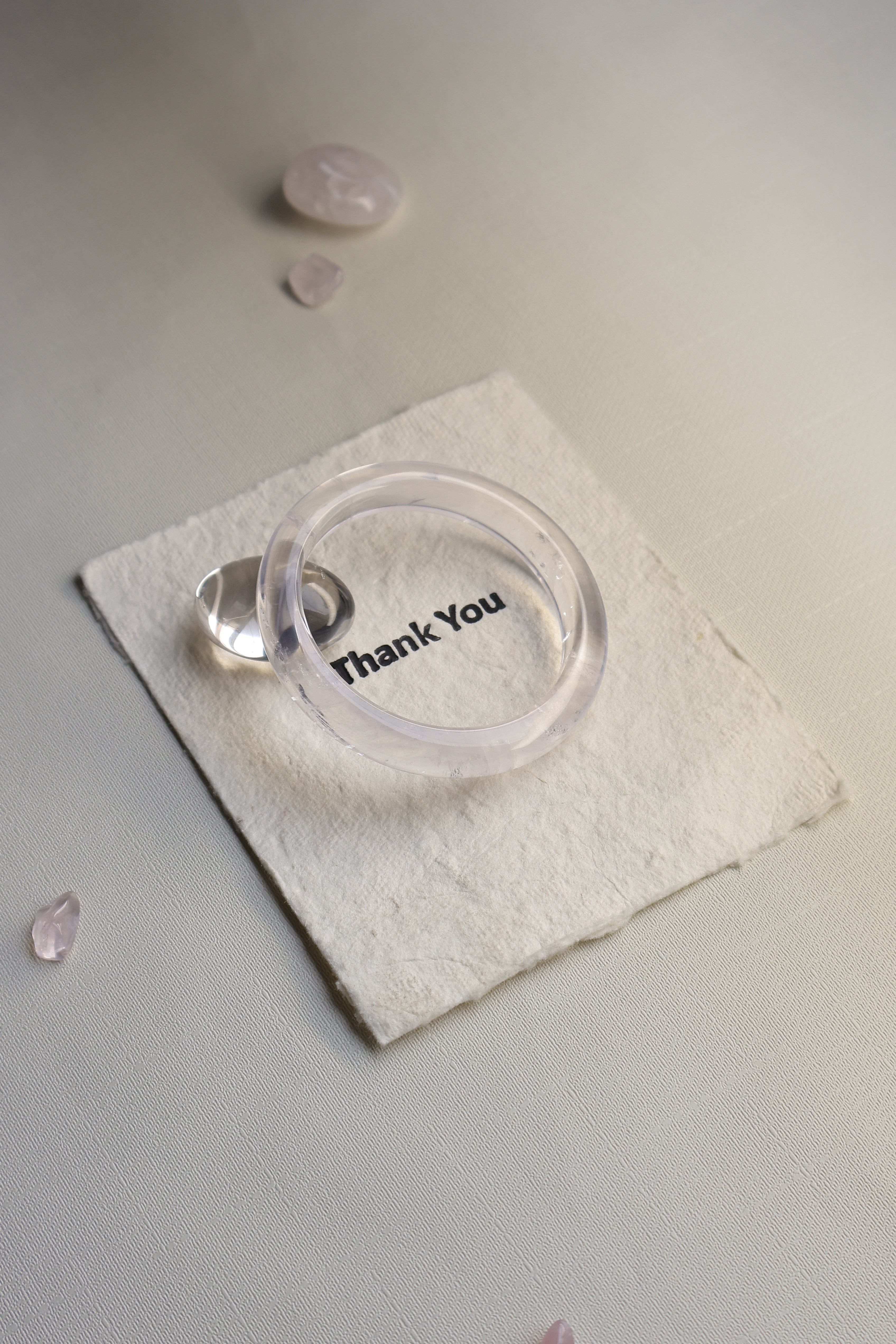 Rose Quartz Bangle