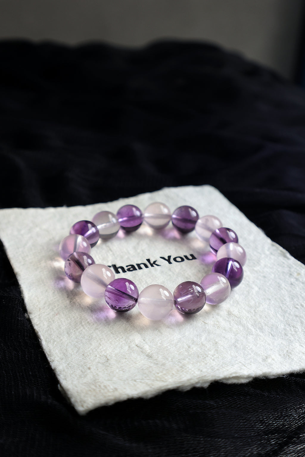 Amethyst & Rose Quartz Bracelet