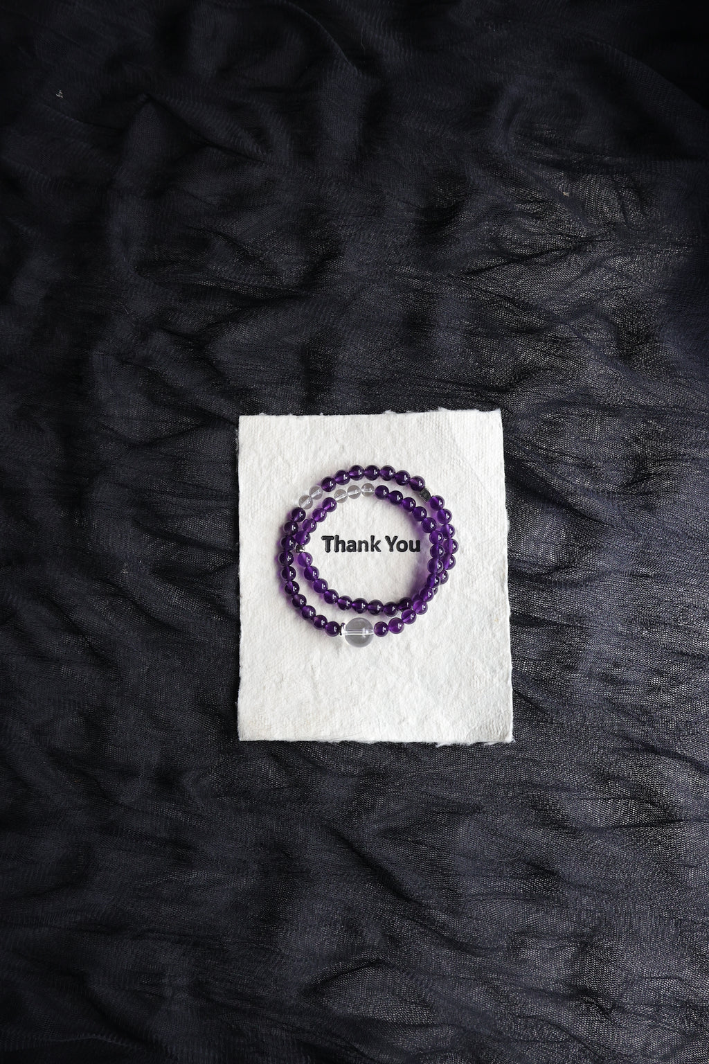 Uruguayan Amethyst Two-Layer Bracelet
