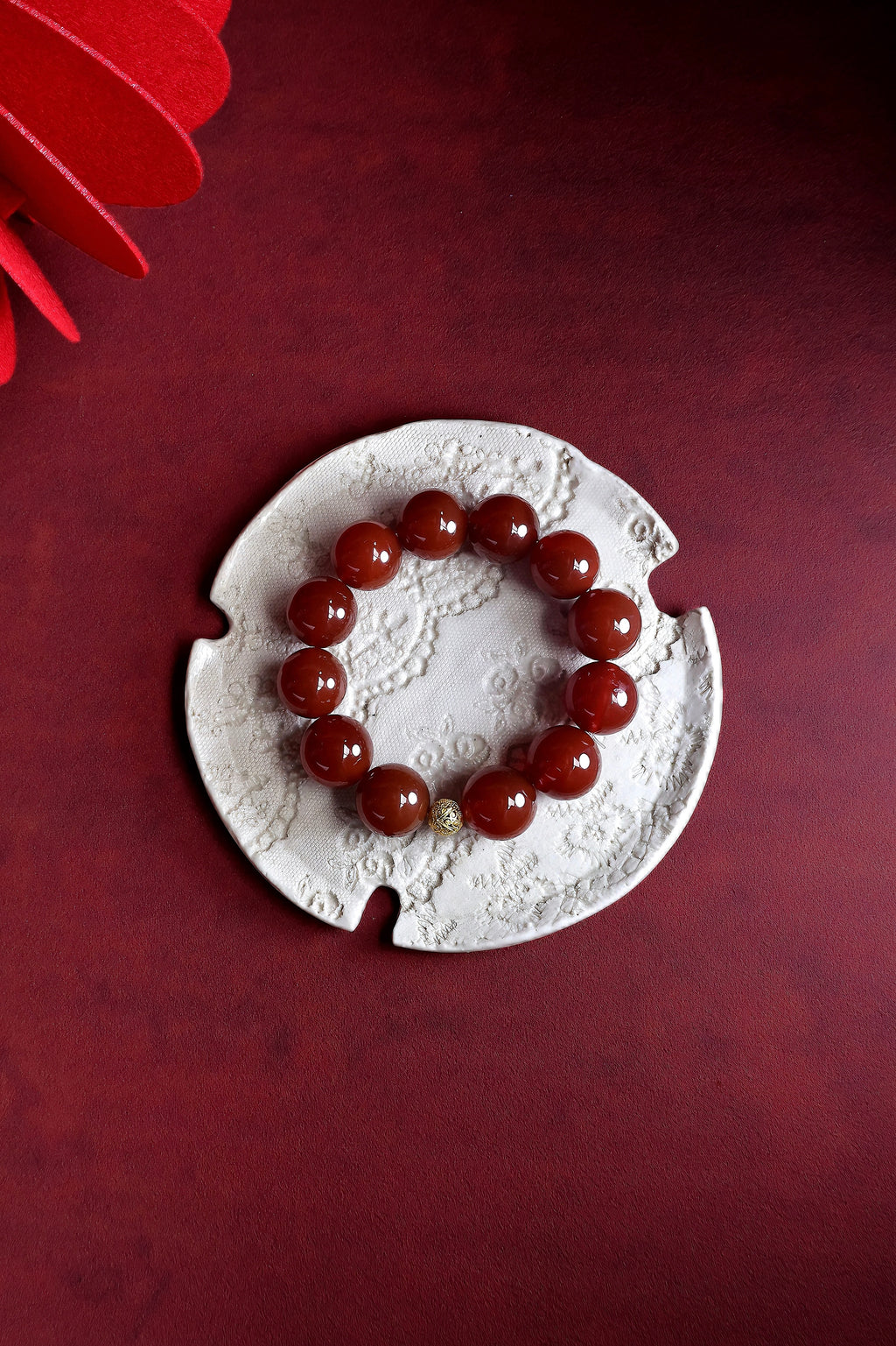 Red Agate Bracelet