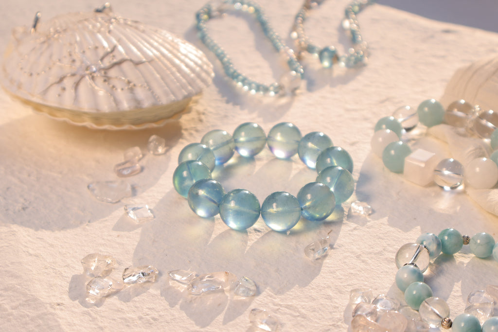 Aquamarine Rock Crystal