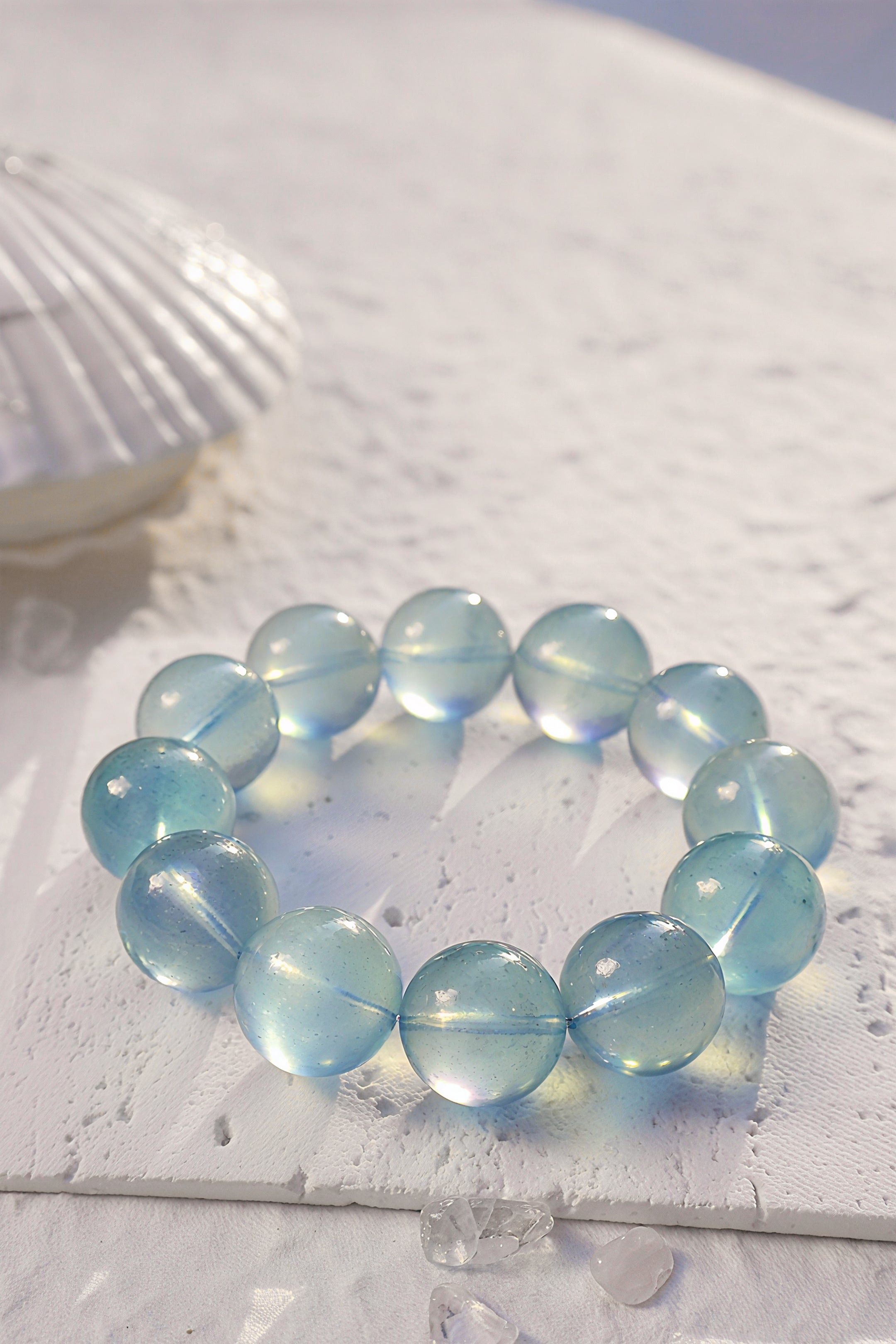 Aquamarine Rock Crystal