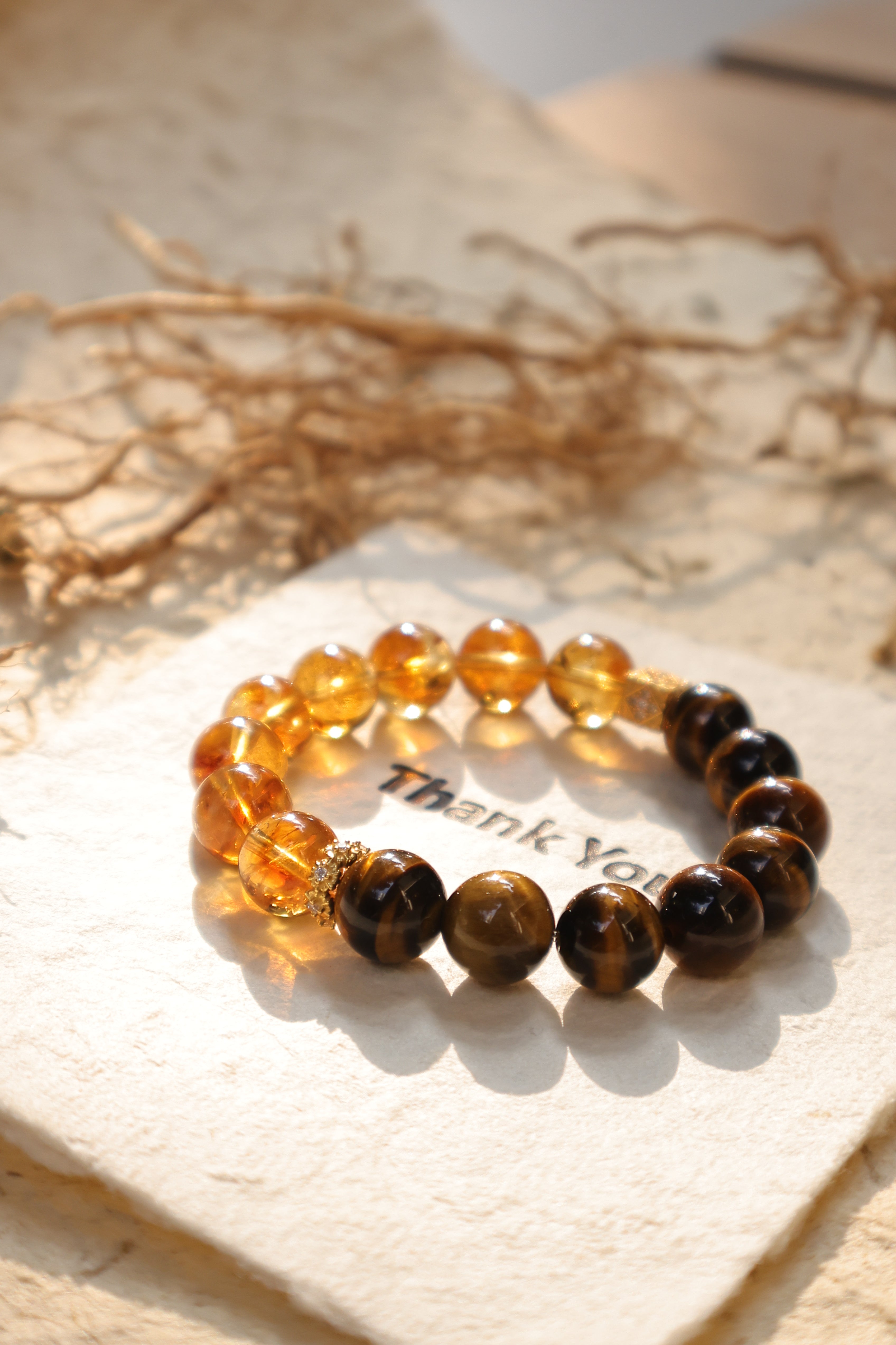 Tiger's Eye & Citrine