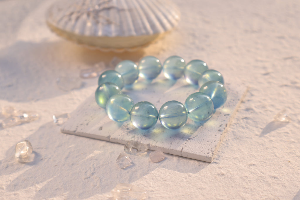 Aquamarine Rock Crystal