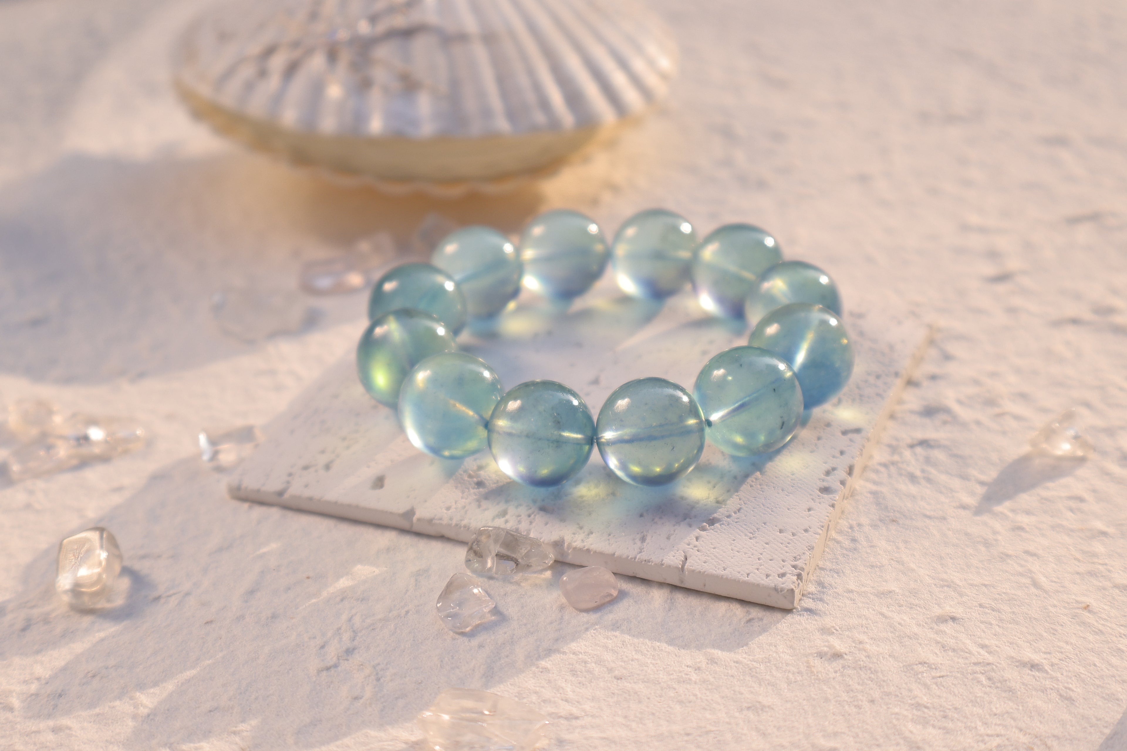 Aquamarine Rock Crystal