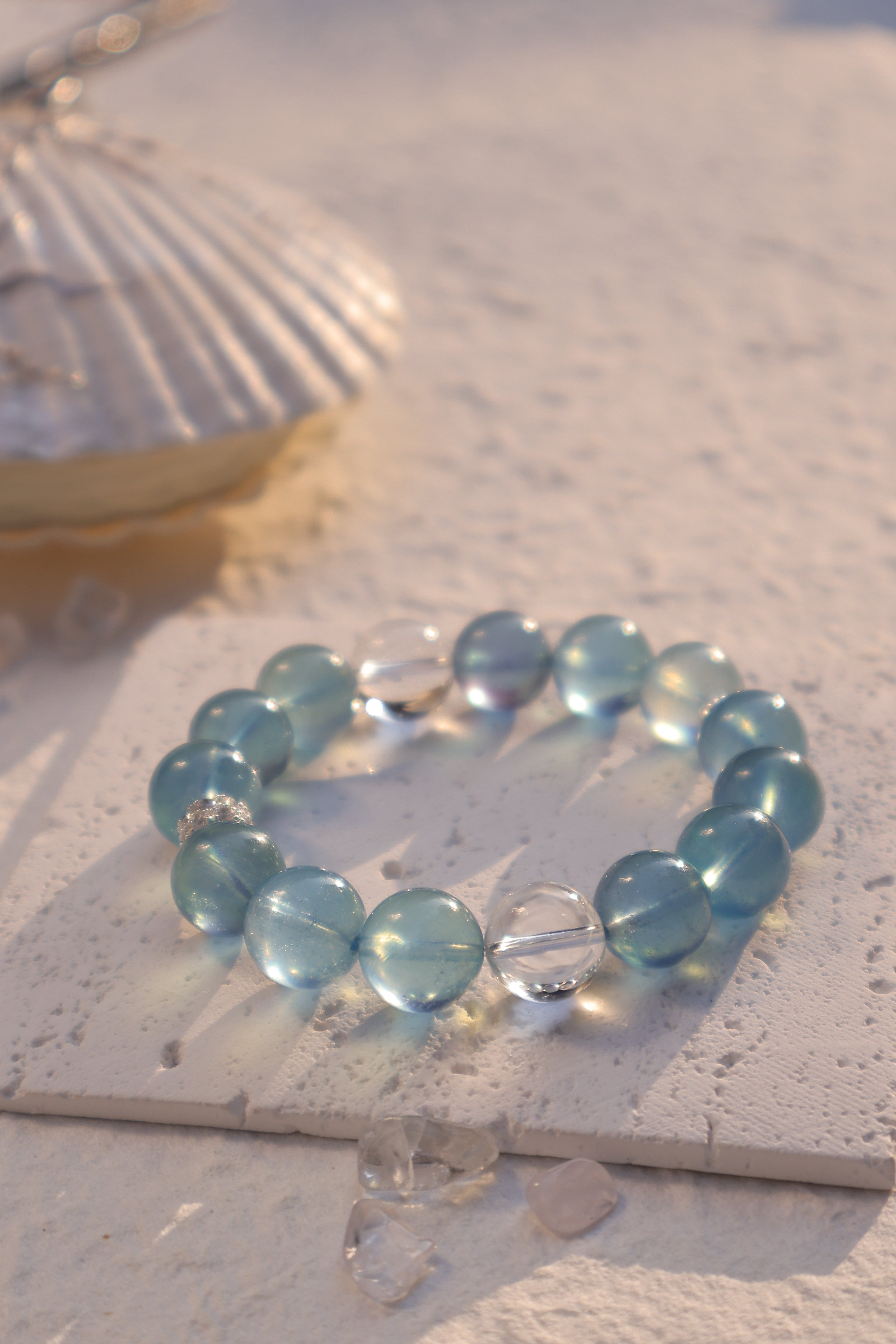 Aquamarine Rock Crystal
