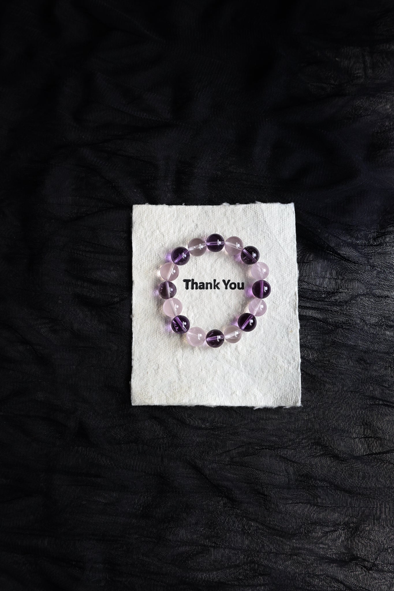 Amethyst & Rose Quartz Bracelet