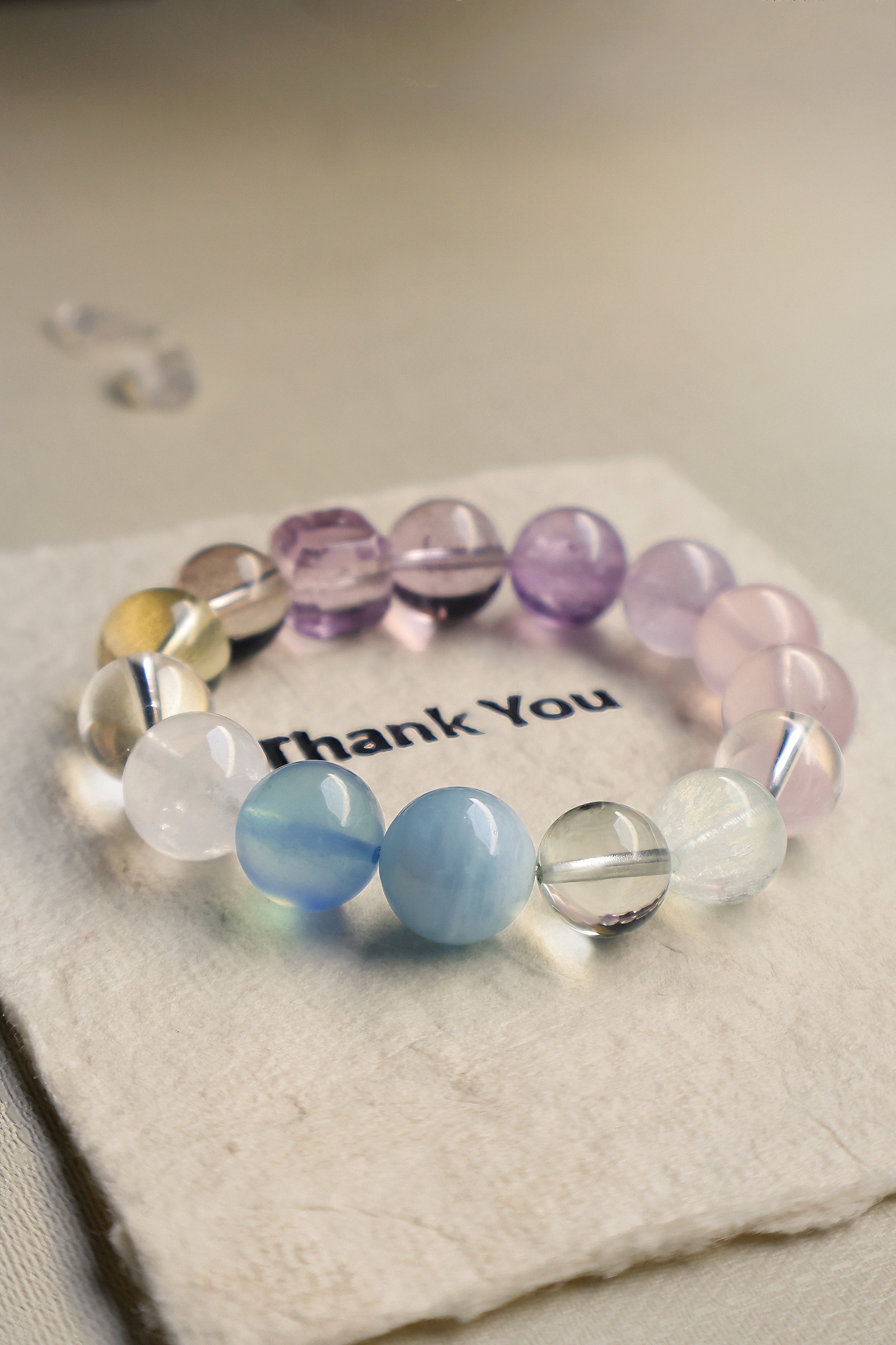 Macaron-Colored Multi-Gemstone Bracelet