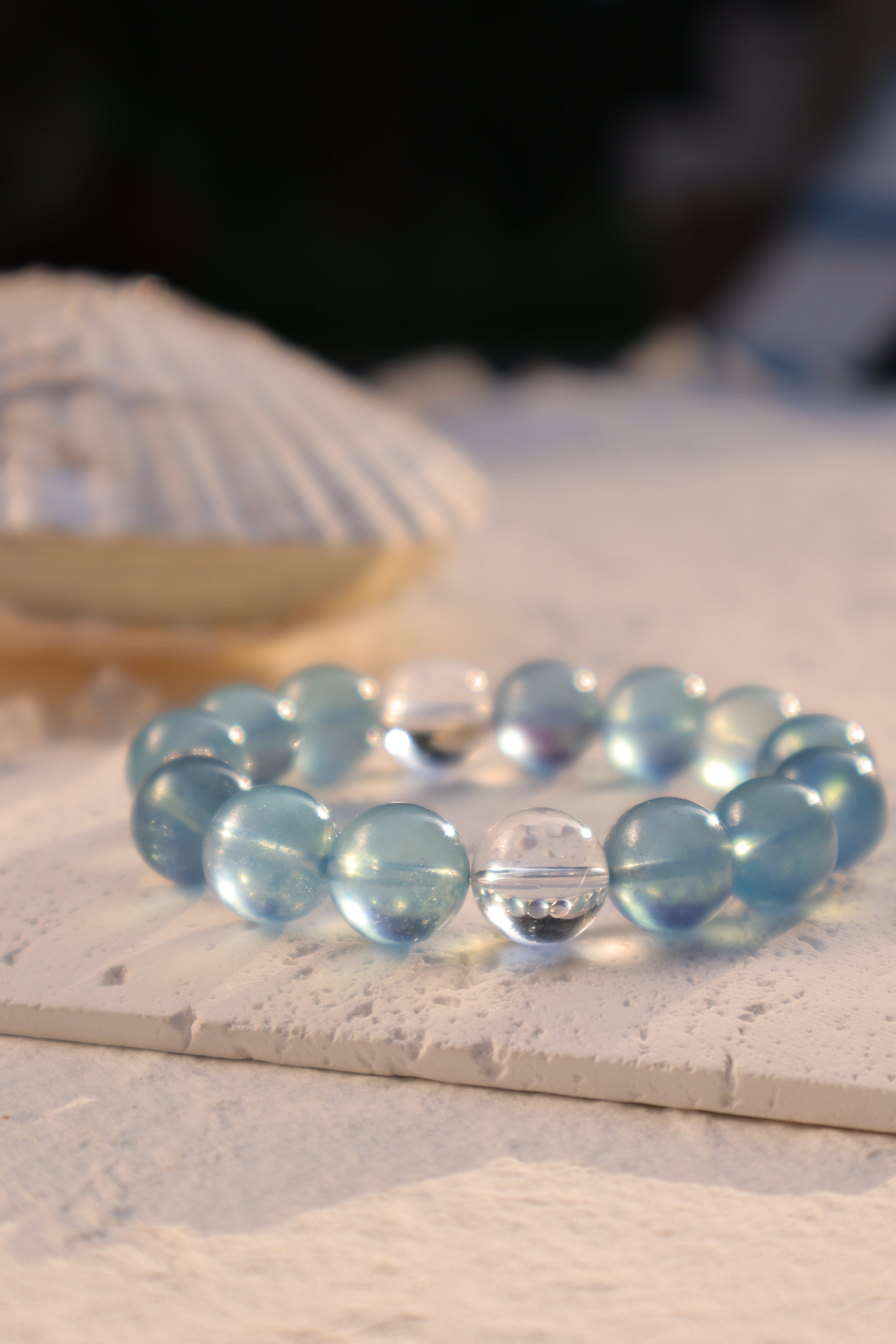Aquamarine Rock Crystal